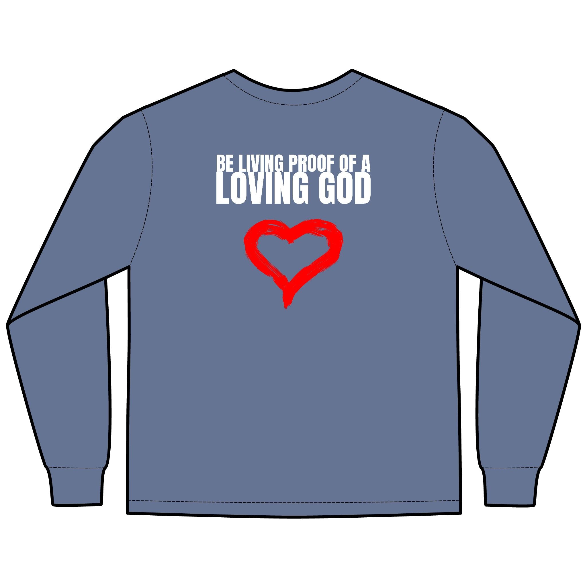 Be Living Proof  Multi Colors Hanes Garment-Dyed Long Sleeve T-Shirt with 315 Print