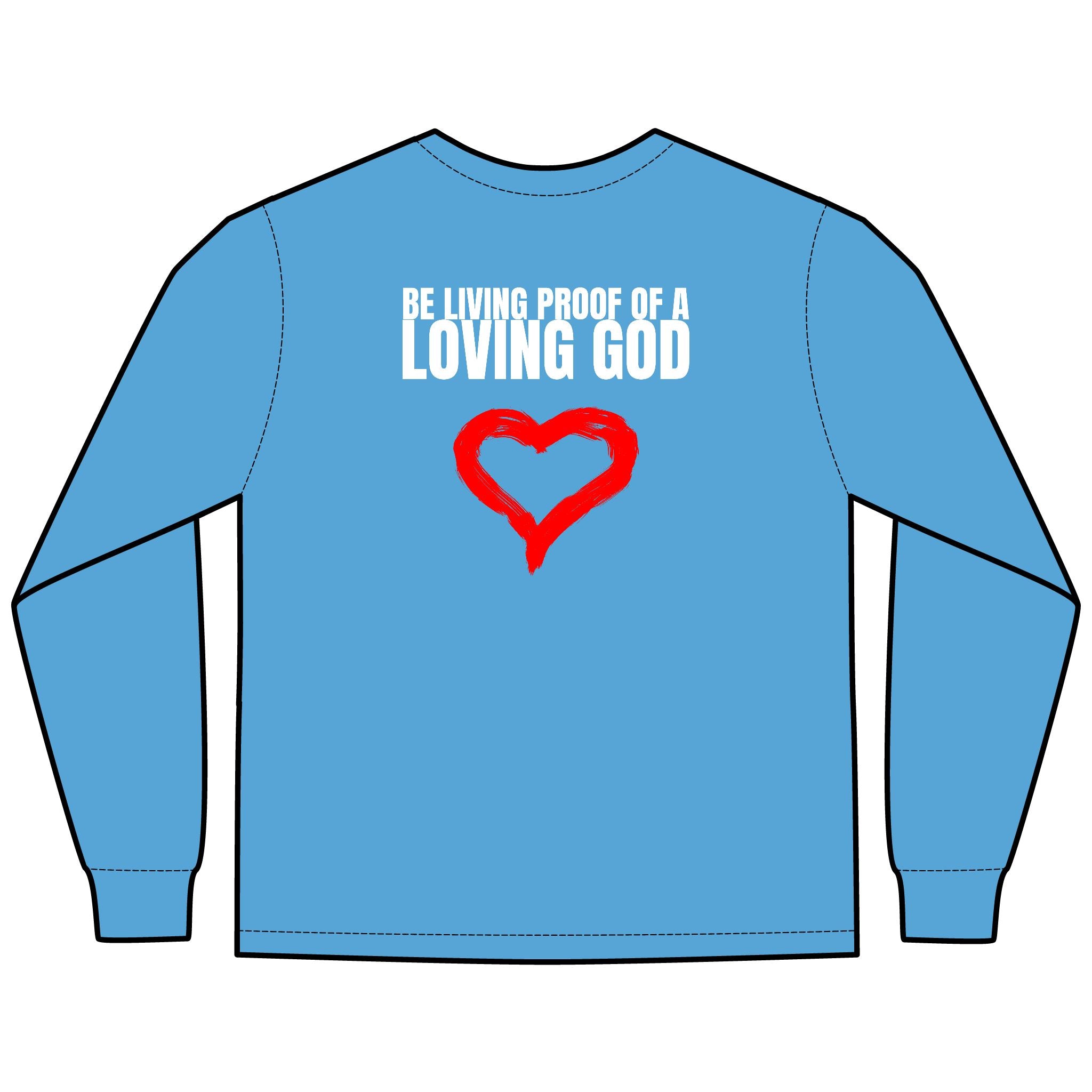 Be Living Proof  Multi Colors Hanes Garment-Dyed Long Sleeve T-Shirt with 315 Print