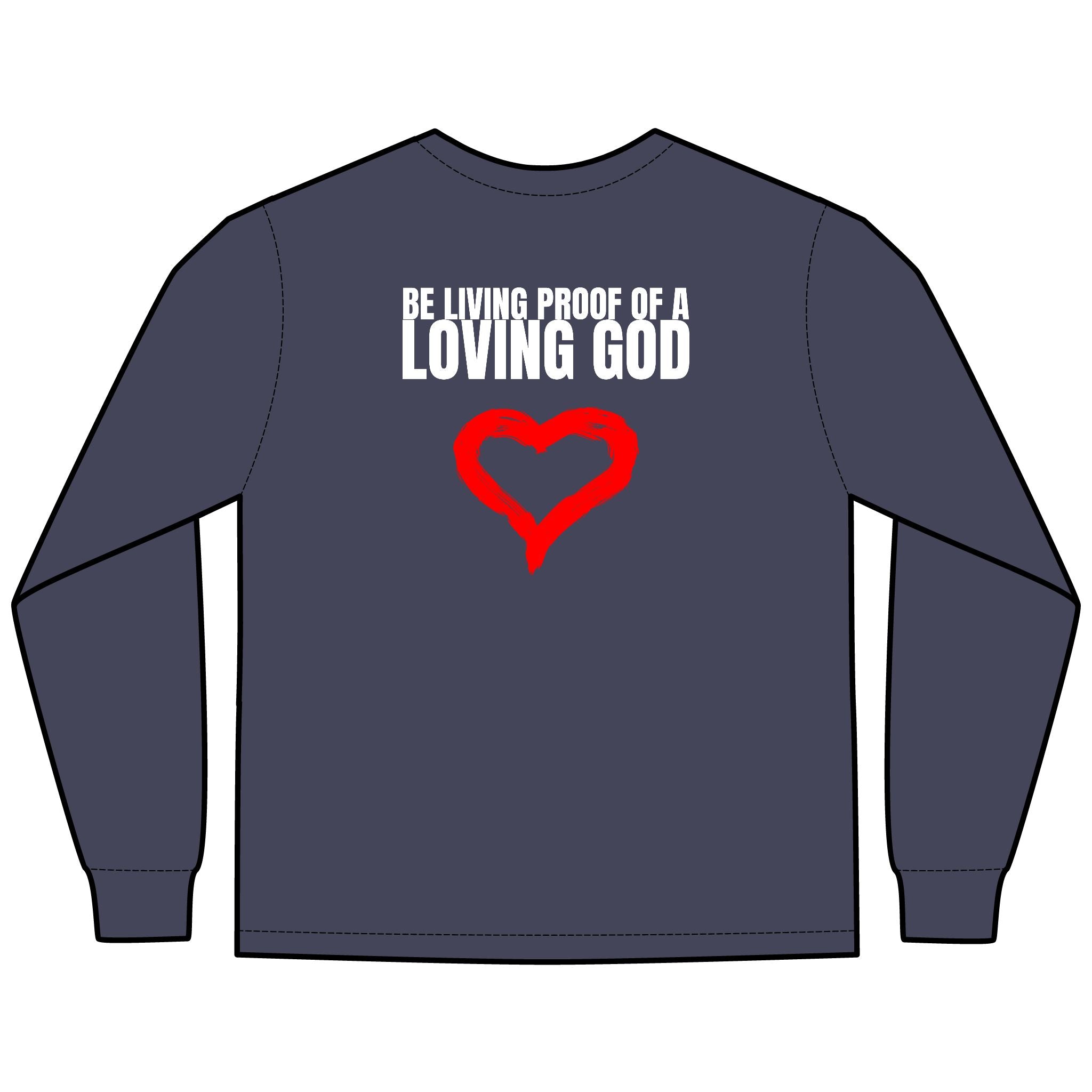 Be Living Proof  Multi Colors Hanes Garment-Dyed Long Sleeve T-Shirt with 315 Print