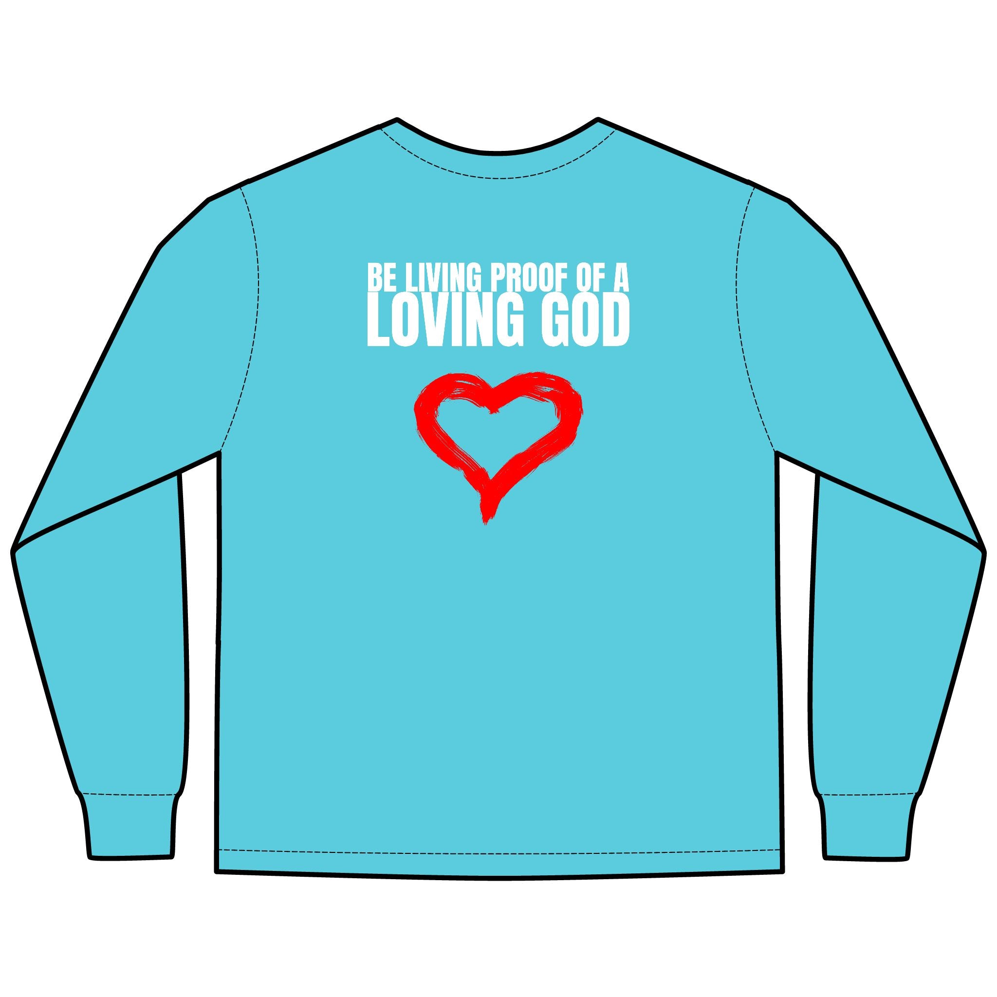 Be Living Proof  Multi Colors Hanes Garment-Dyed Long Sleeve T-Shirt with 315 Print
