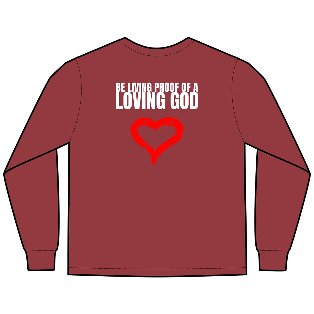 Be Living Proof  Multi Colors Hanes Garment-Dyed Long Sleeve T-Shirt with 315 Print