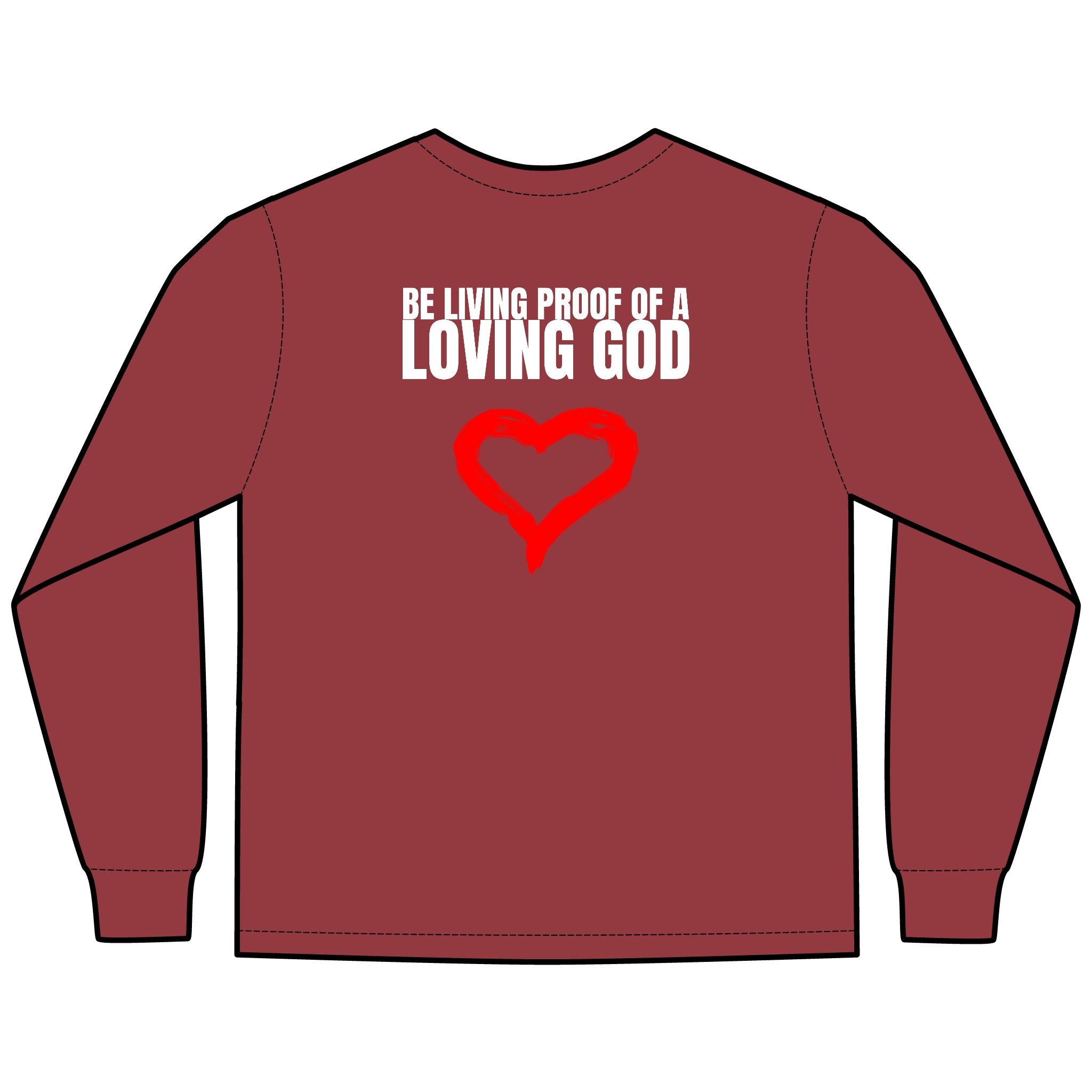 Be Living Proof  Multi Colors Hanes Garment-Dyed Long Sleeve T-Shirt with 315 Print