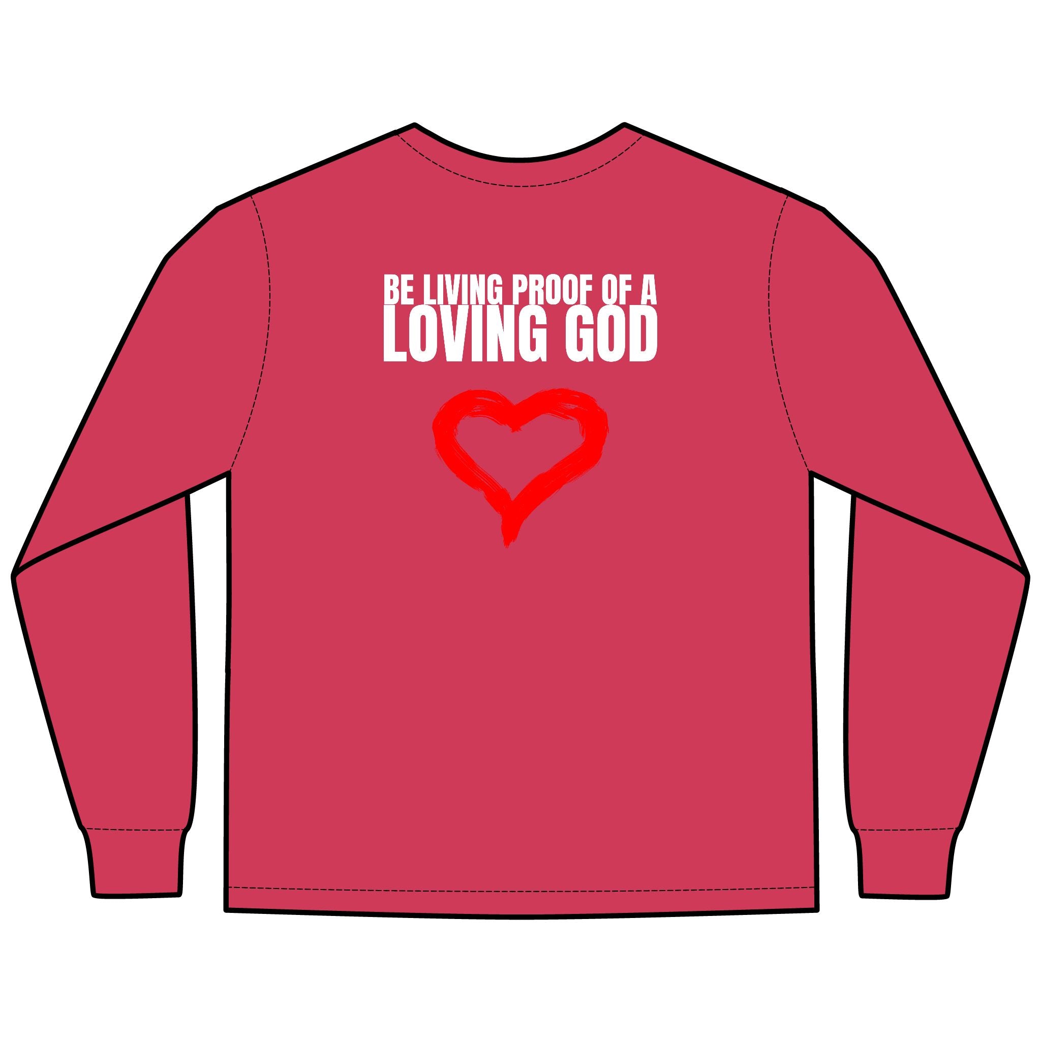 Be Living Proof  Multi Colors Hanes Garment-Dyed Long Sleeve T-Shirt with 315 Print