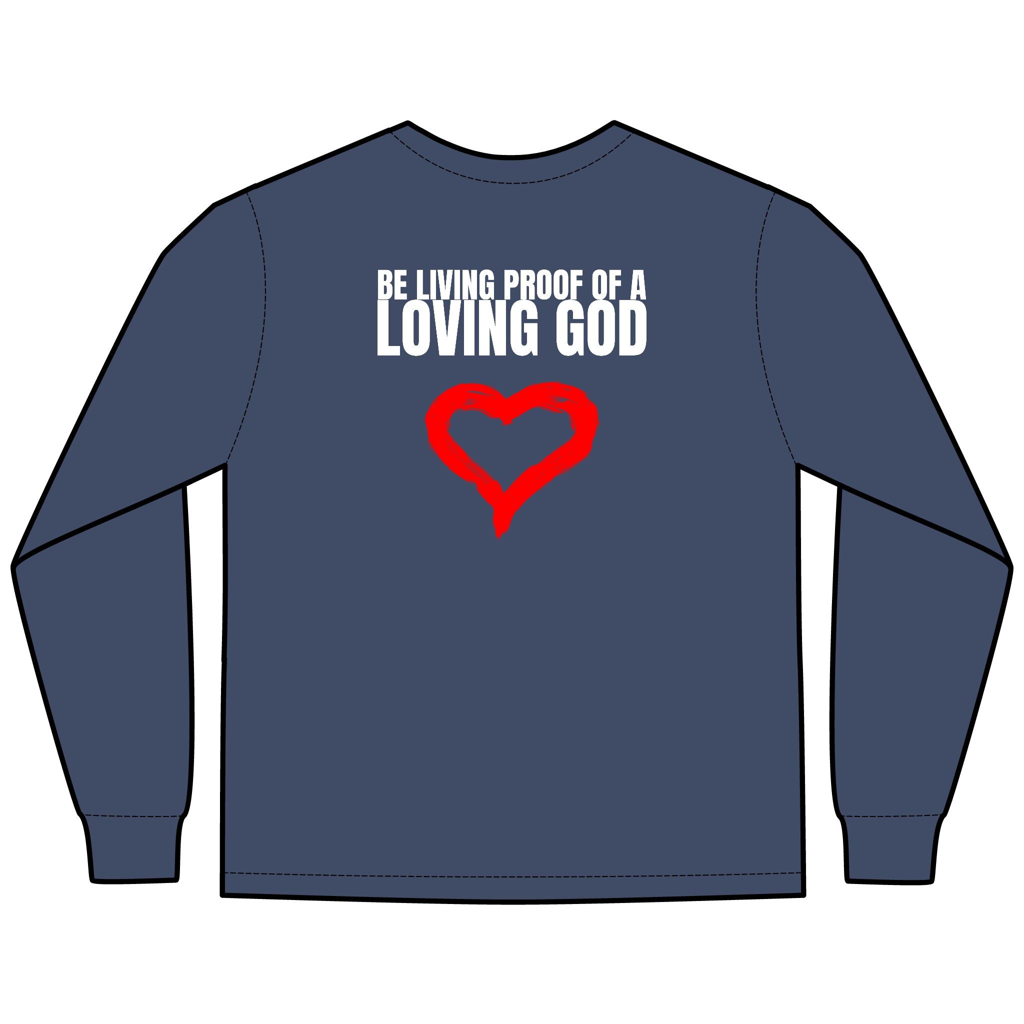 Be Living Proof  Multi Colors Hanes Garment-Dyed Long Sleeve T-Shirt with 315 Print