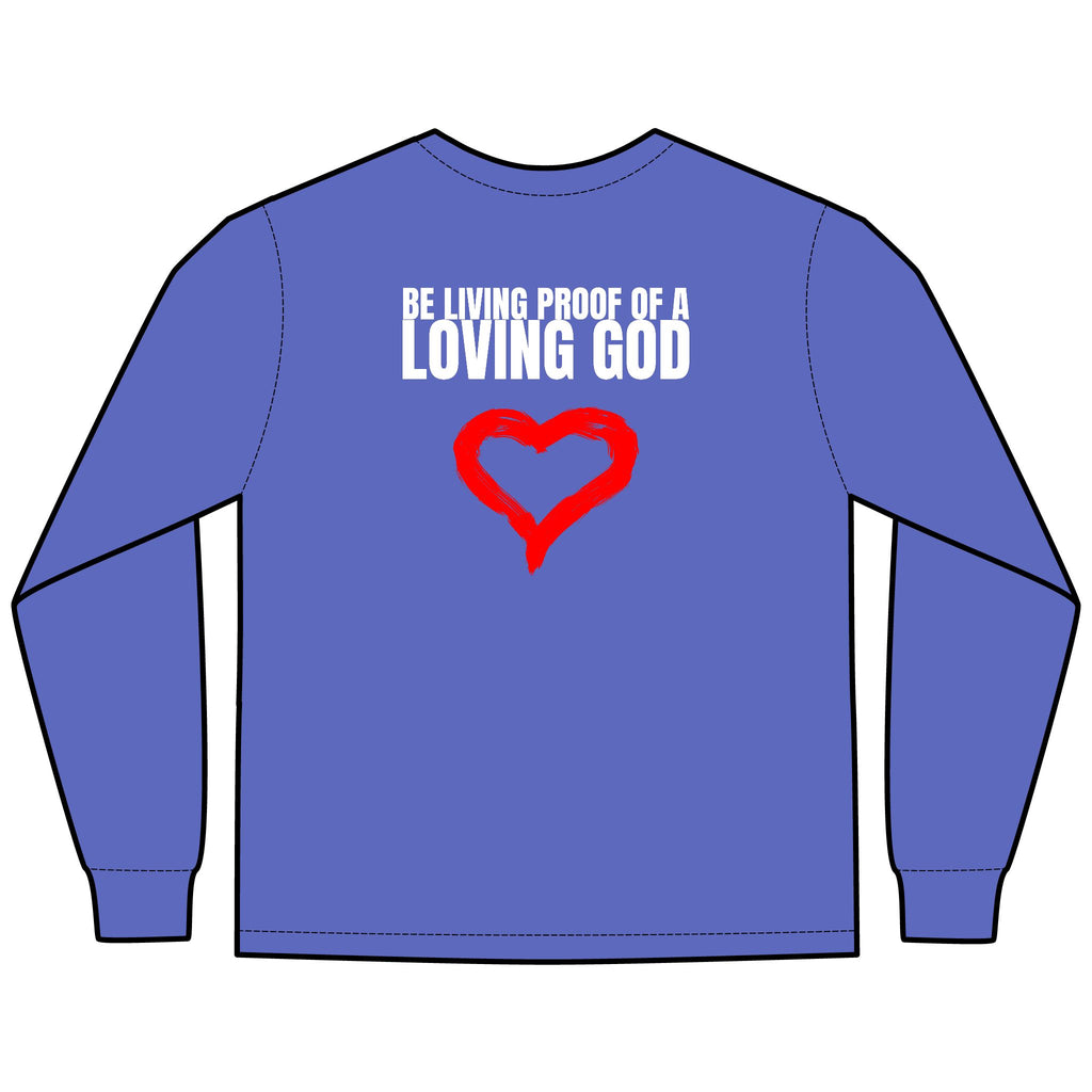 Be Living Proof  Multi Colors Hanes Garment-Dyed Long Sleeve T-Shirt with 315 Print