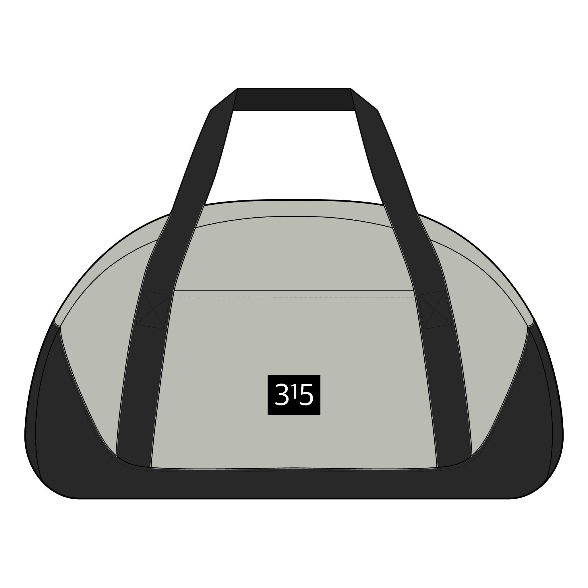 Duffel Bag — Minimal '315' Travel & Gym Weekender