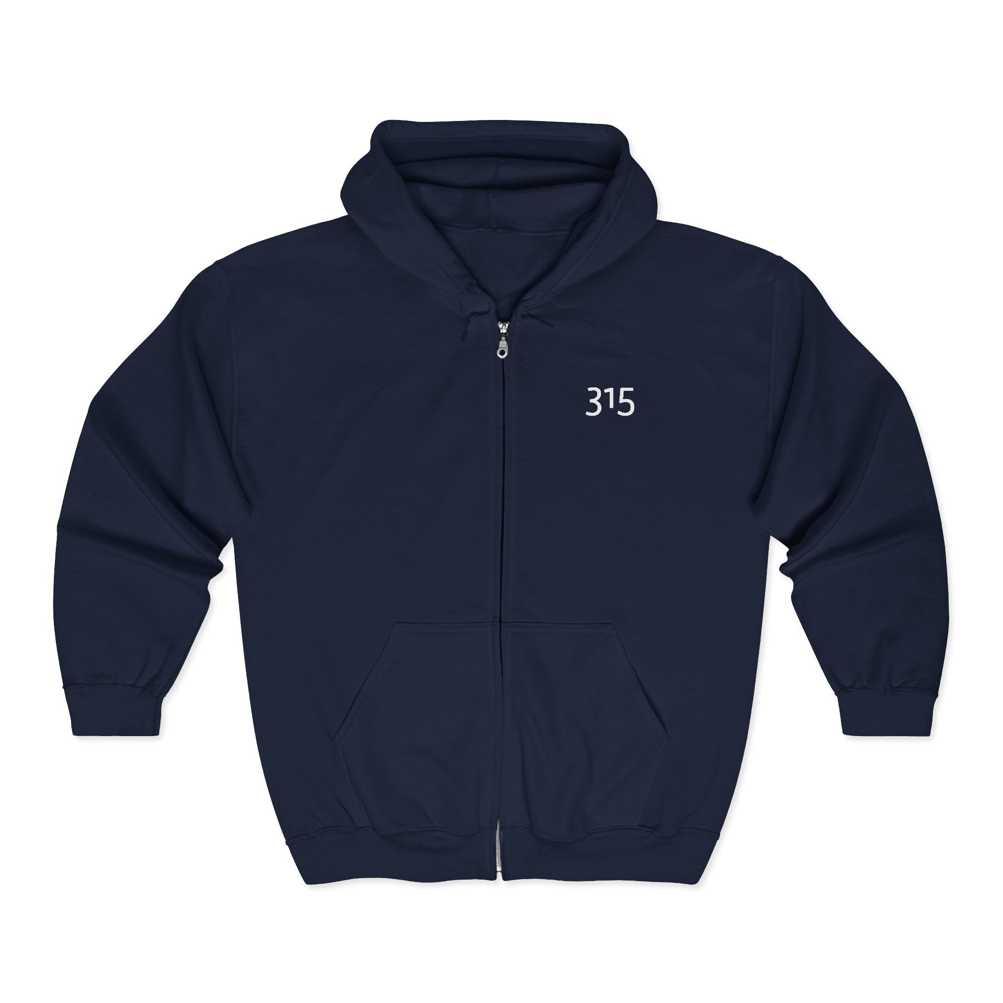 16 - Hoodie 315 Inspirational Quote Full Zip Hoodie