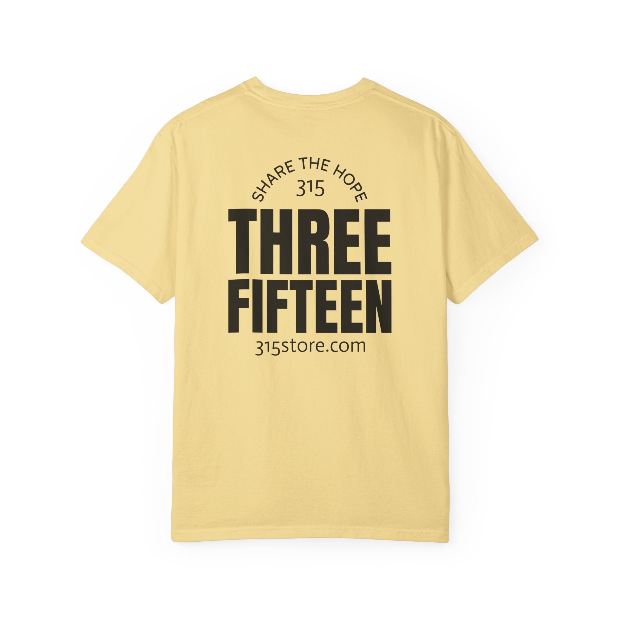 1 - Multi Colors Share the Hope Three Fifteen Graphic T-Shirt