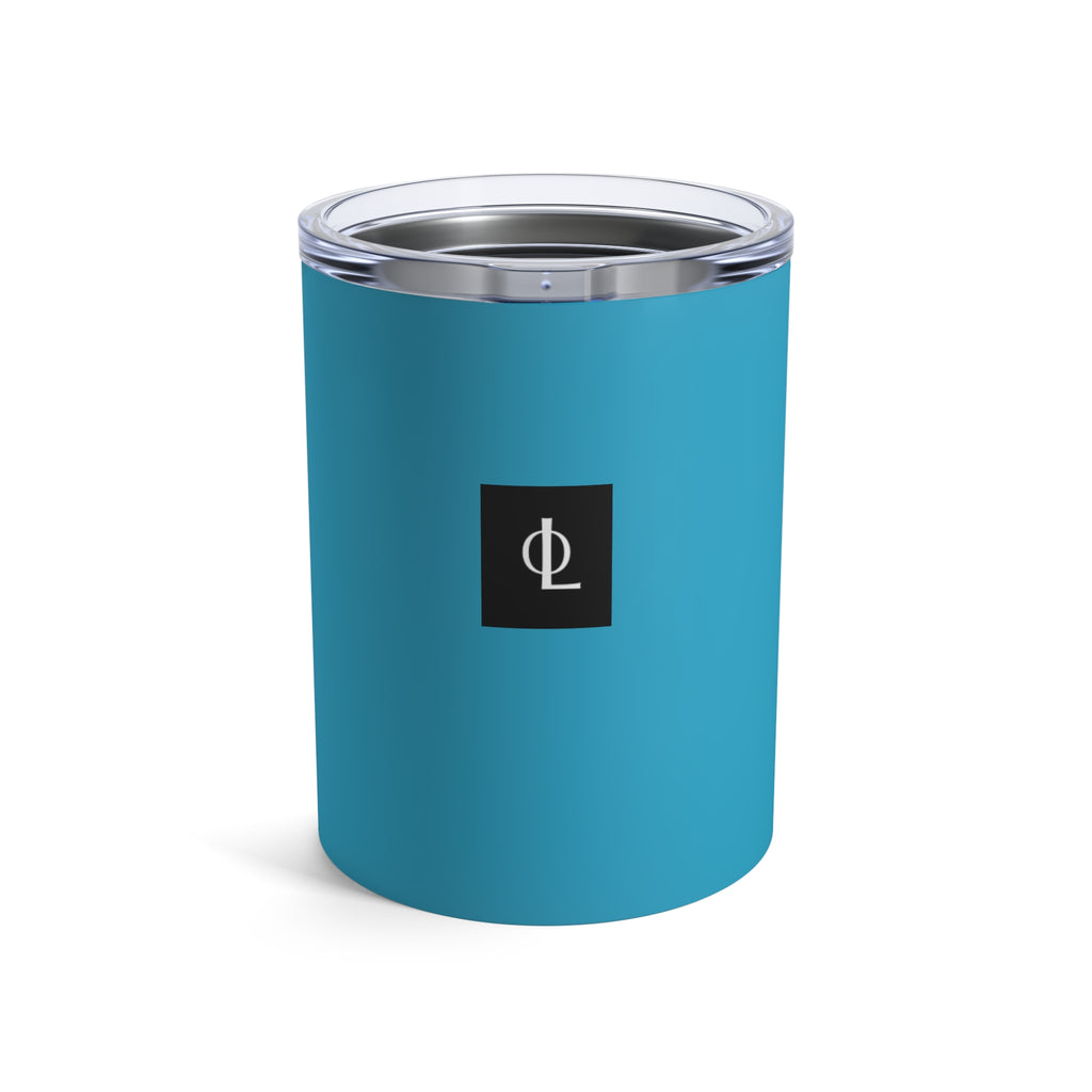 Outcome Leadership 10 oz Insulated Tumbler – Teal Stainless Steel Coffee & Wine Cooler