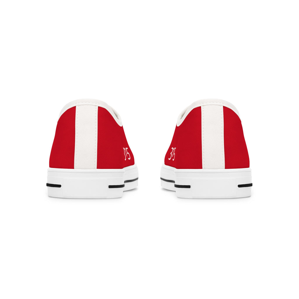 31 - Women's Low Top Sneakers TF — Minimal Grey Canvas Shoes with '315' Side Print