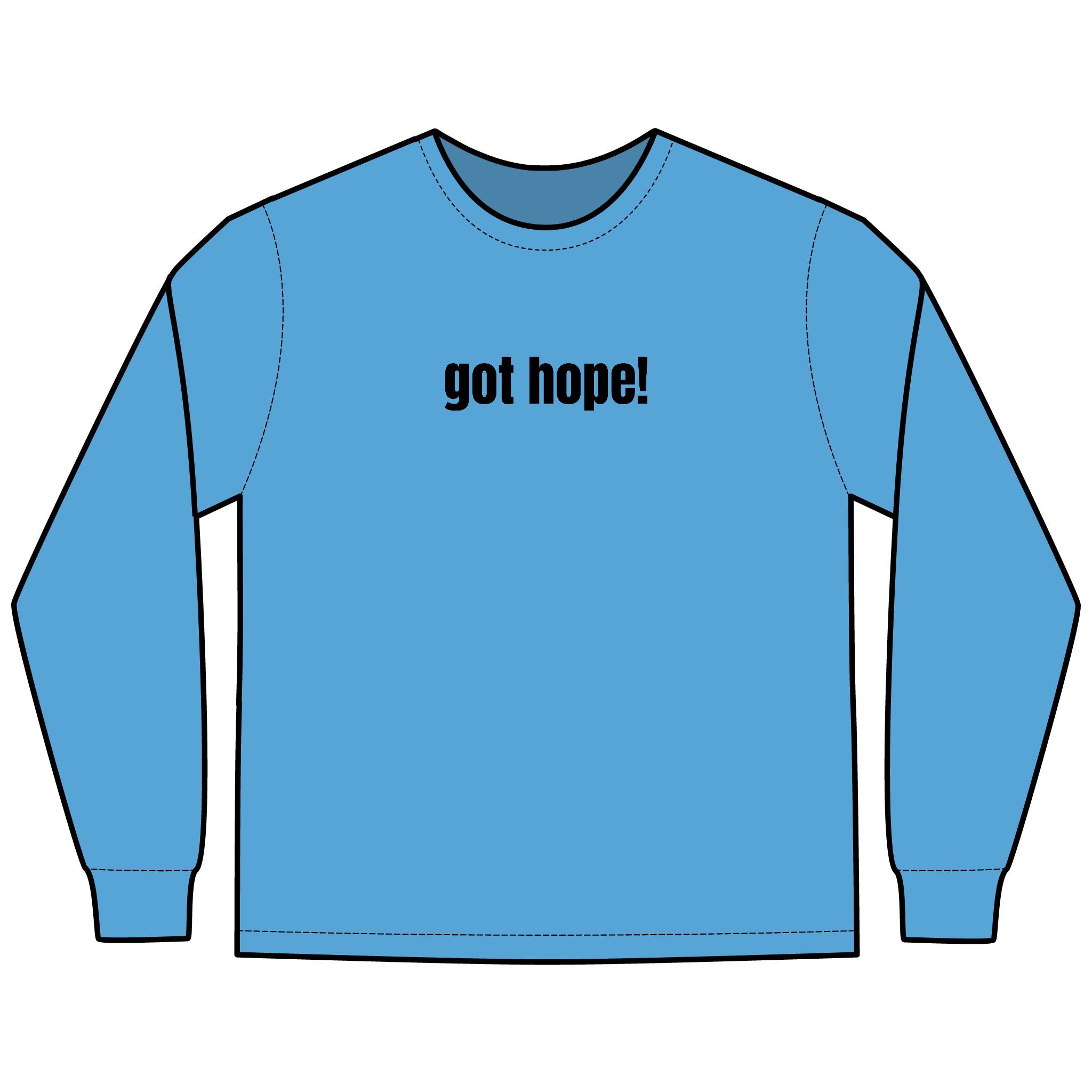 It’s the Journey Multi Colors Hanes Garment-Dyed Long Sleeve T-Shirt with 315 Print