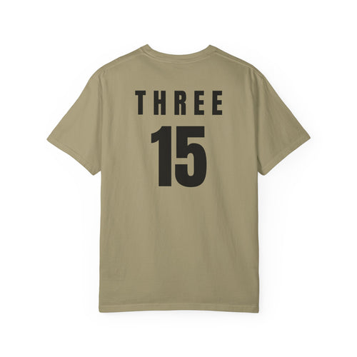 1 - Three 15 Multi Colors Front and Back Graphic T-Shirt