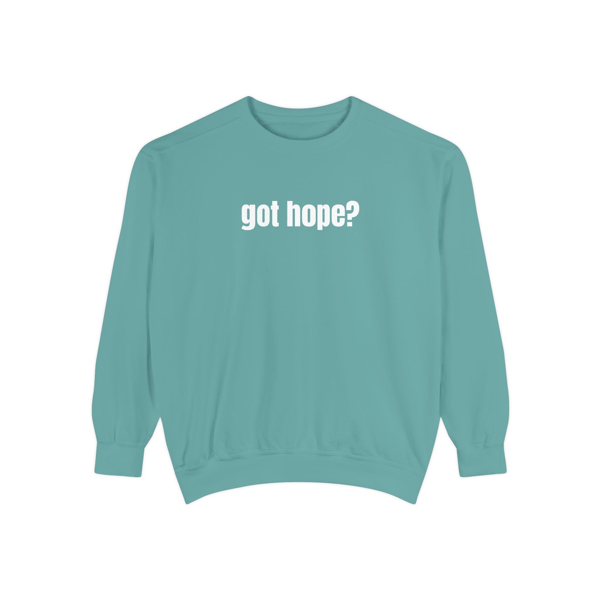15 - Got Hope - Multi Color Cozy “A Helping Hand” Unisex Garment-Dyed Sweatshirt for Everyday Comfort