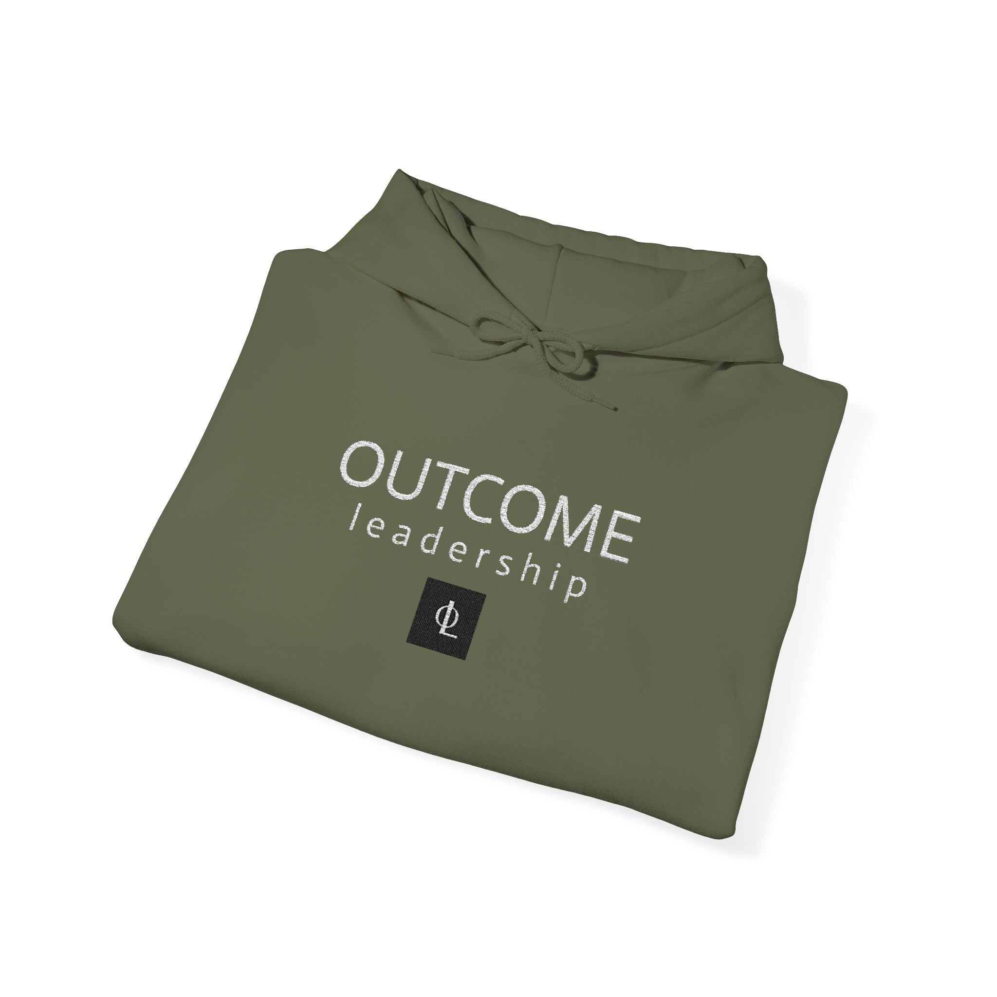 Multi Color - Outcome Leadership Hoodie — Minimal Black Square Anchor Logo Pullover