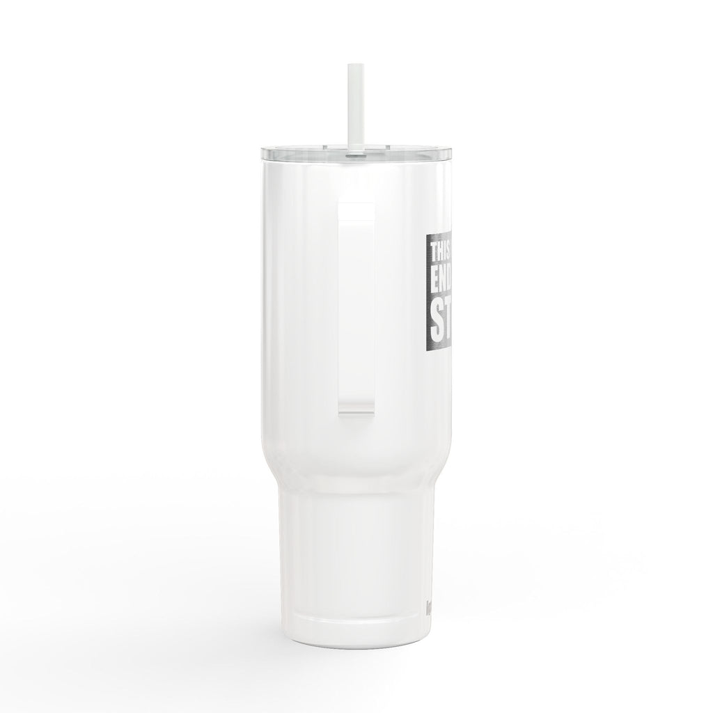 Engraved Insulated Tumbler - 40oz - Inspirational Quote