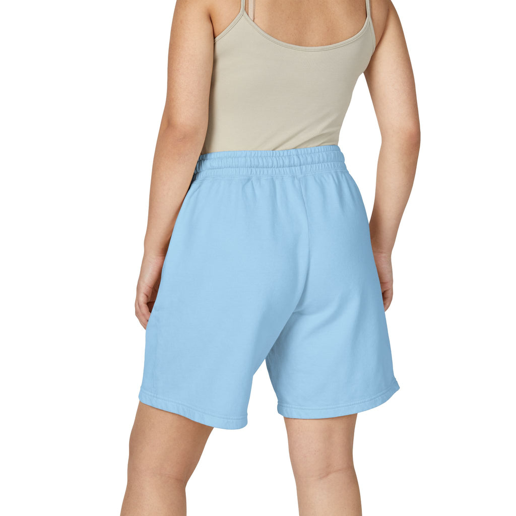 22 - Lightweight Fleece Sweat Shorts — Minimal "three fifteen" Embroidered Lounge Shorts