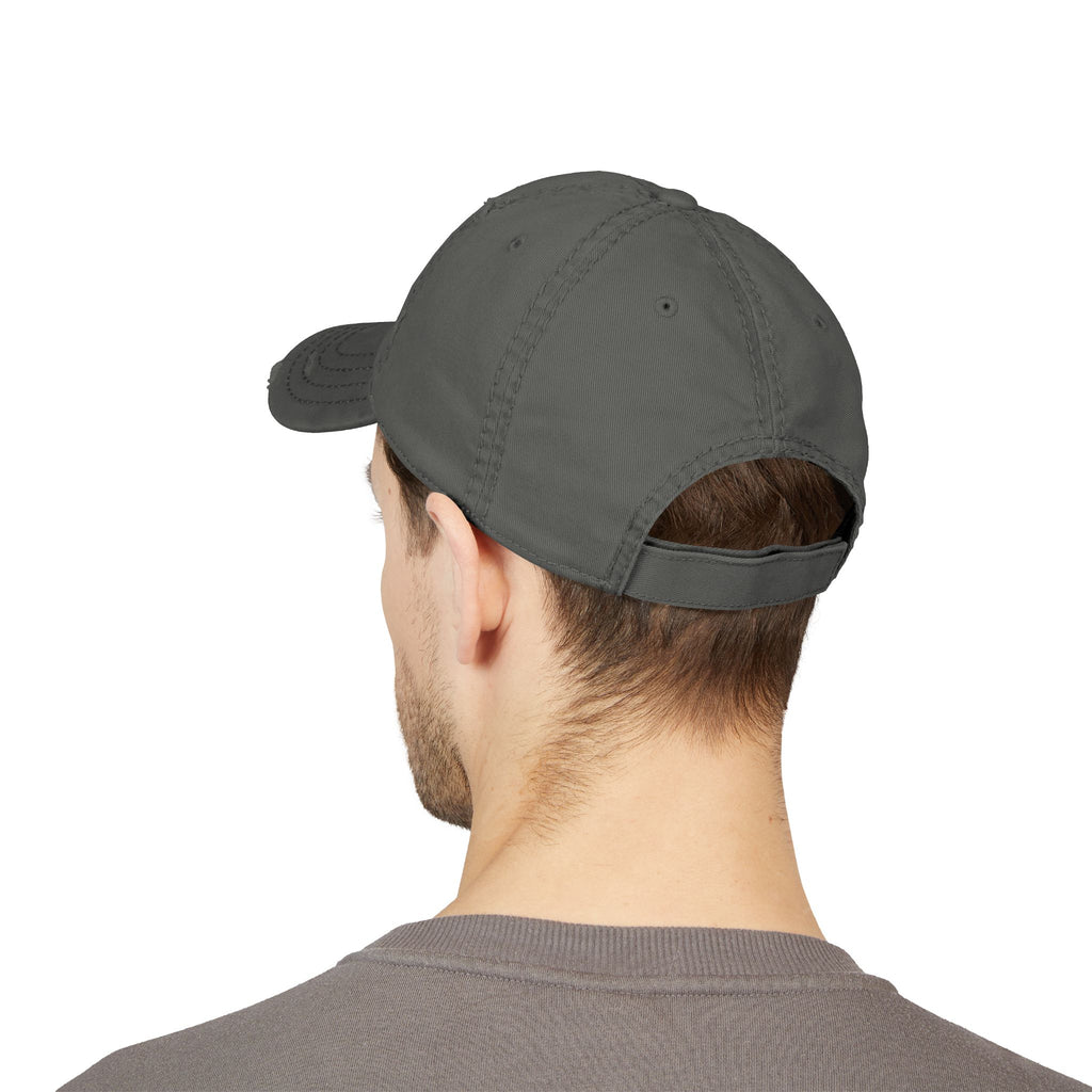 3 - Hat Distressed Embroidered Oversized 315 Dad Hat - Casual Chic Accessory