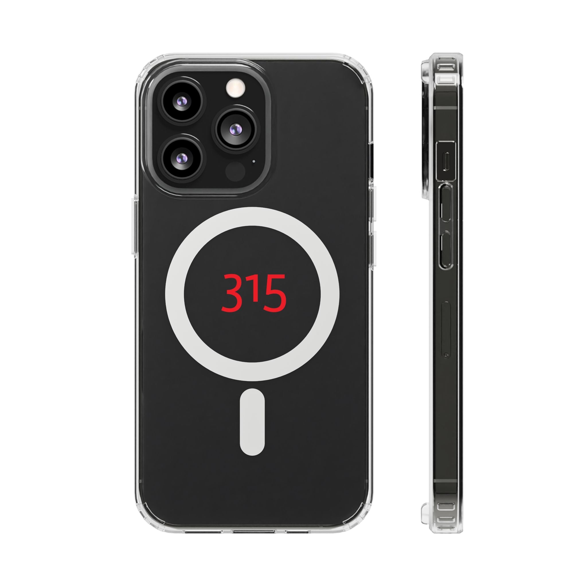 Clear Magnetic Impact Phone Case — Transparent Shockproof MagSafe-Compatible