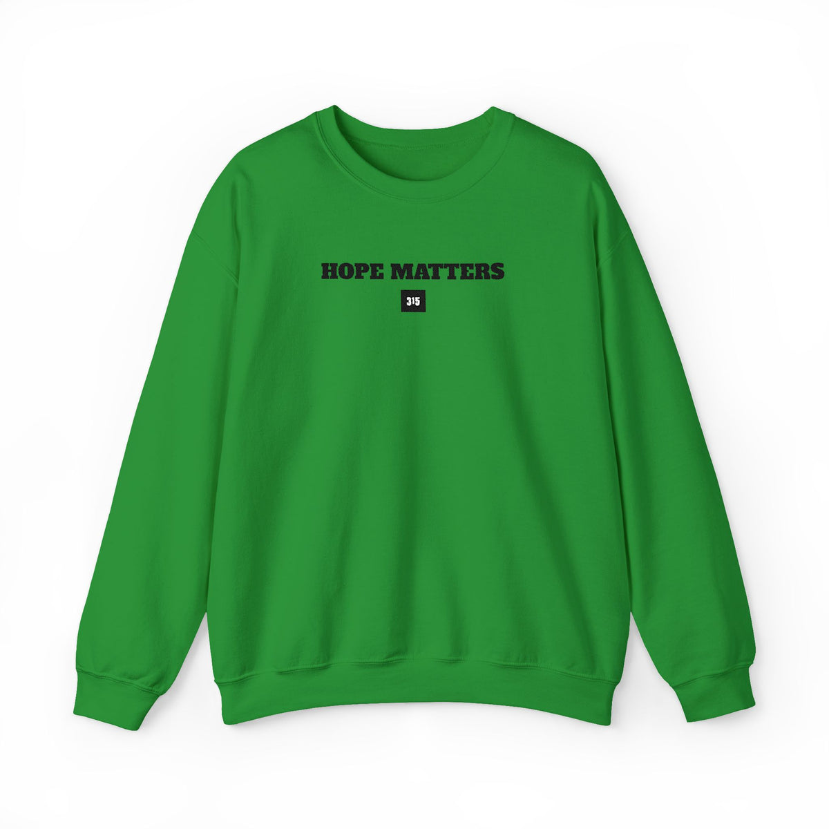 15 - Hope Matters 315 Multi Colors Embroidered - Unisex Heavy Blend™ Crewneck Sweatshirt