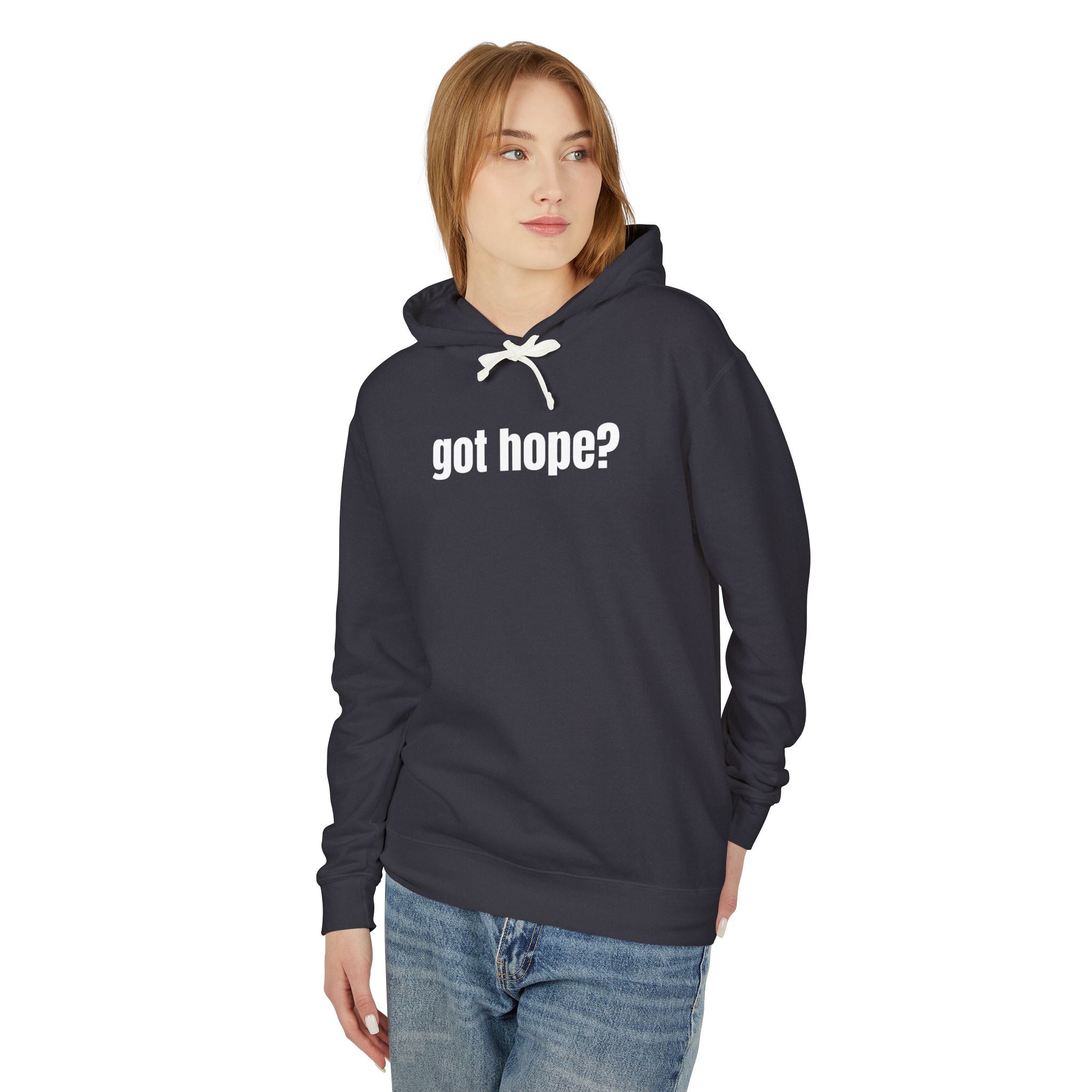 16 - Got Hope? Hoodie — Comfort Colors Minimalist Inspirational Pullover
