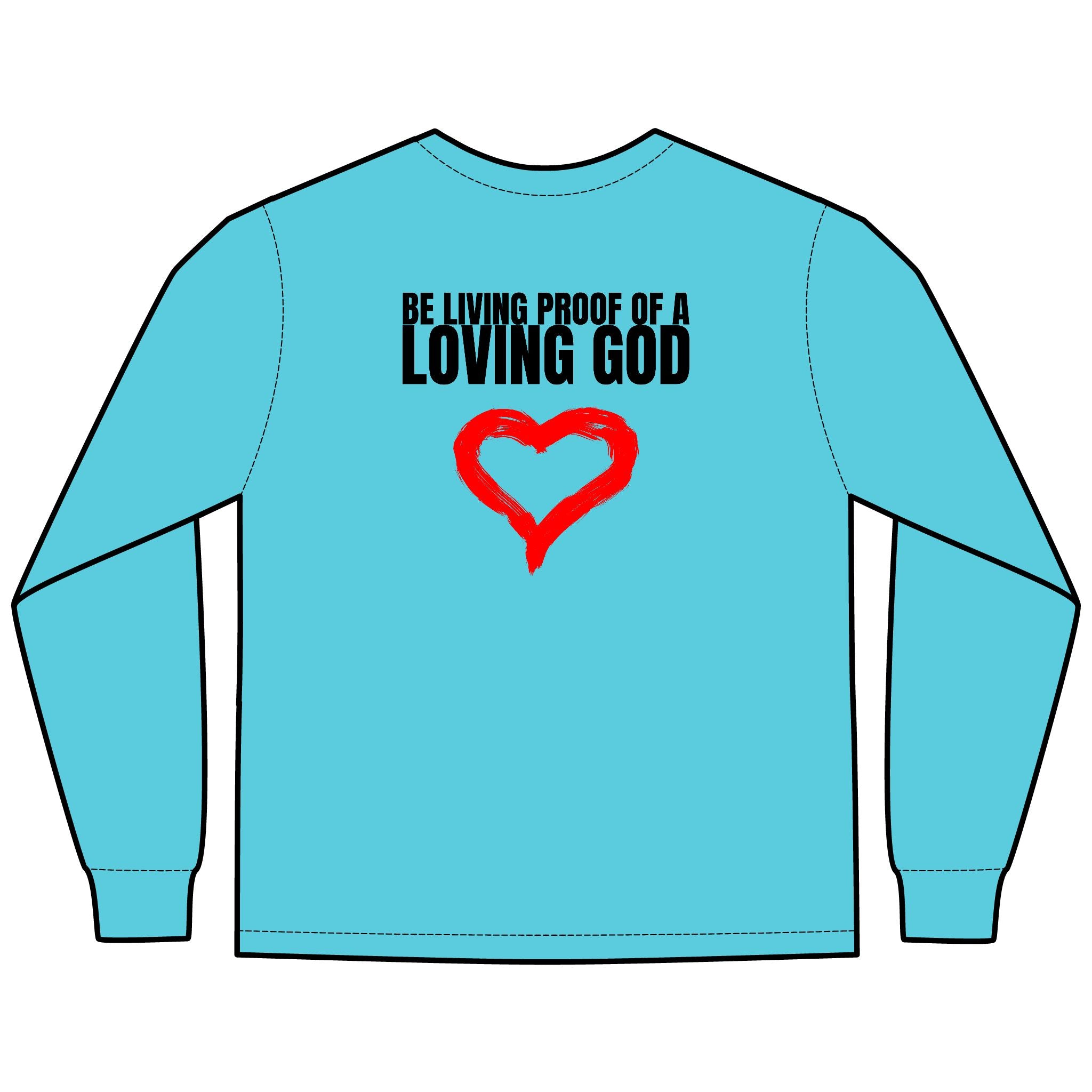 Be Living Proof  Multi Colors Hanes Garment-Dyed Long Sleeve T-Shirt with 315 Print