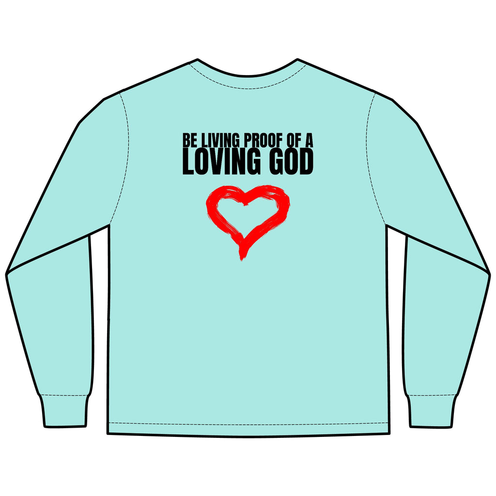 Be Living Proof  Multi Colors Hanes Garment-Dyed Long Sleeve T-Shirt with 315 Print