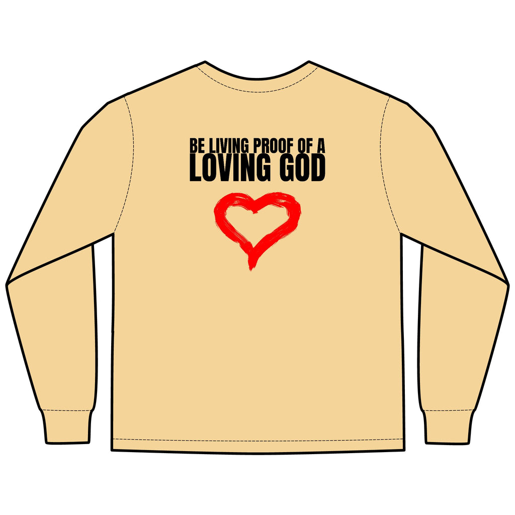 Be Living Proof  Multi Colors Hanes Garment-Dyed Long Sleeve T-Shirt with 315 Print