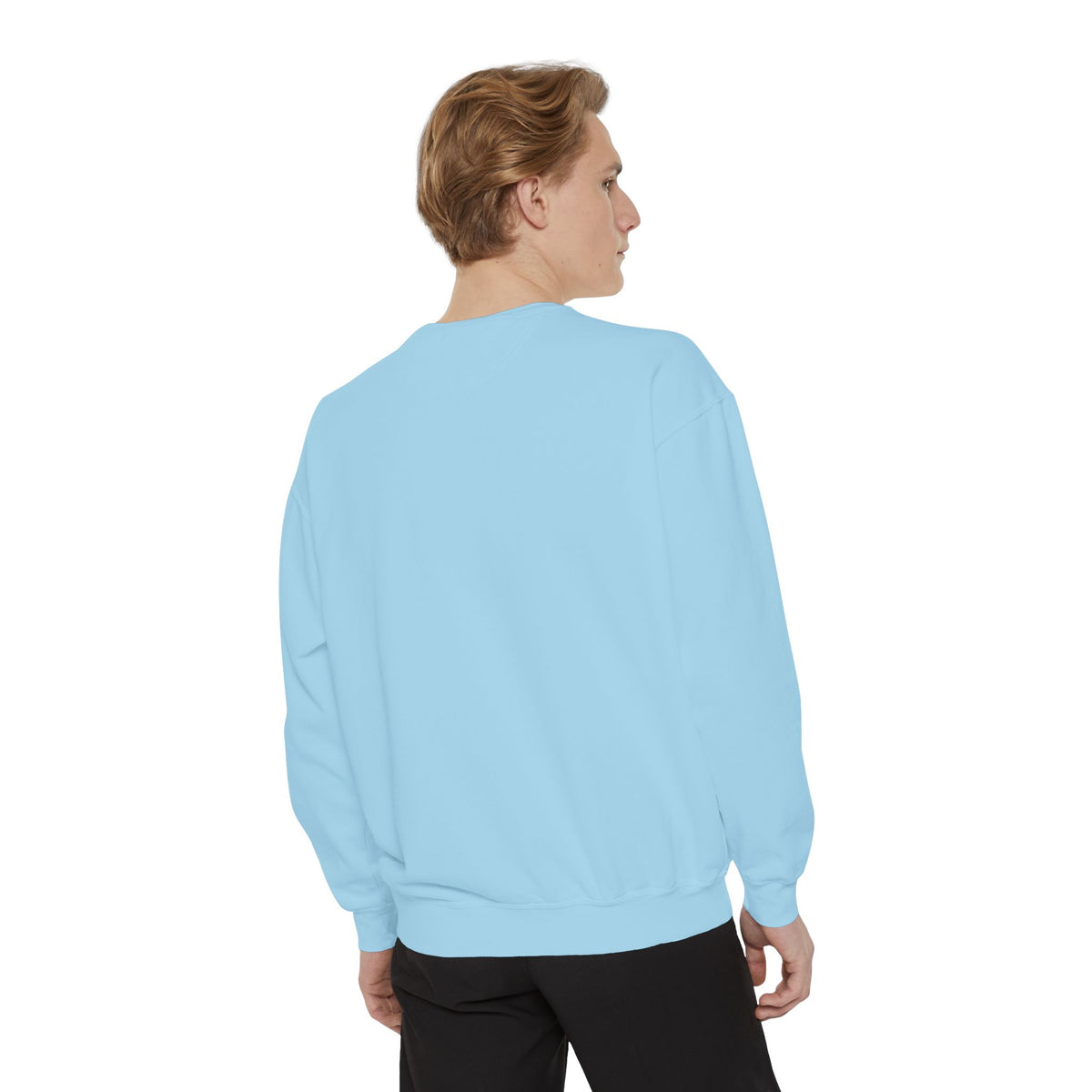 15 - Multi Color Hope Matters Embroidered Minimalist Logo Sweatshirt — White Crewneck Casual Pullover