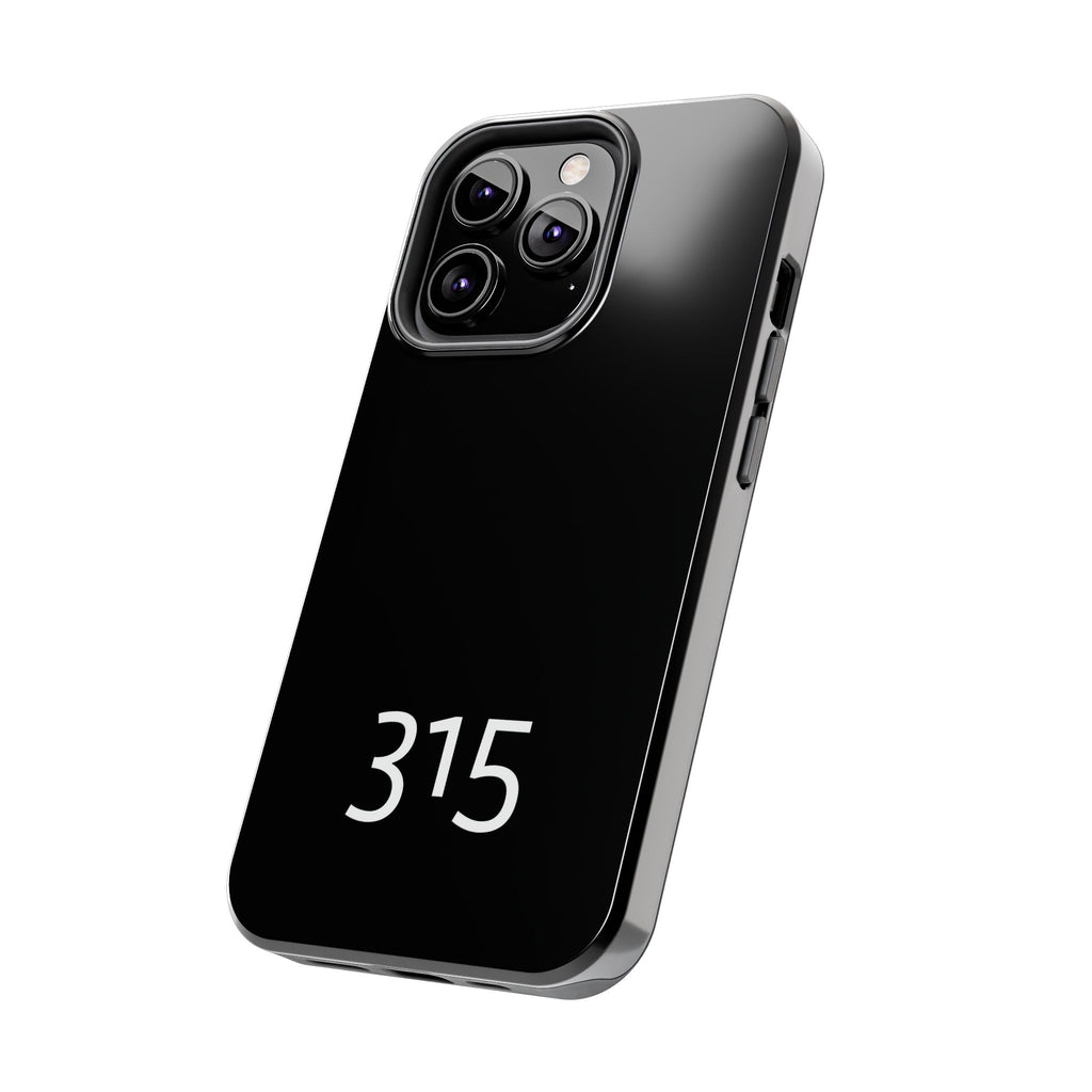 36 - Phone case 315 Tough Phone Case — Motivational Black Protective Cover