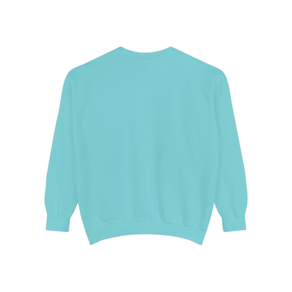 15 - Multi Color Hope Matters Embroidered Minimalist Logo Sweatshirt — White Crewneck Casual Pullover