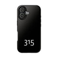 36 - Phone case 315 Tough Phone Case — Motivational Black Protective Cover