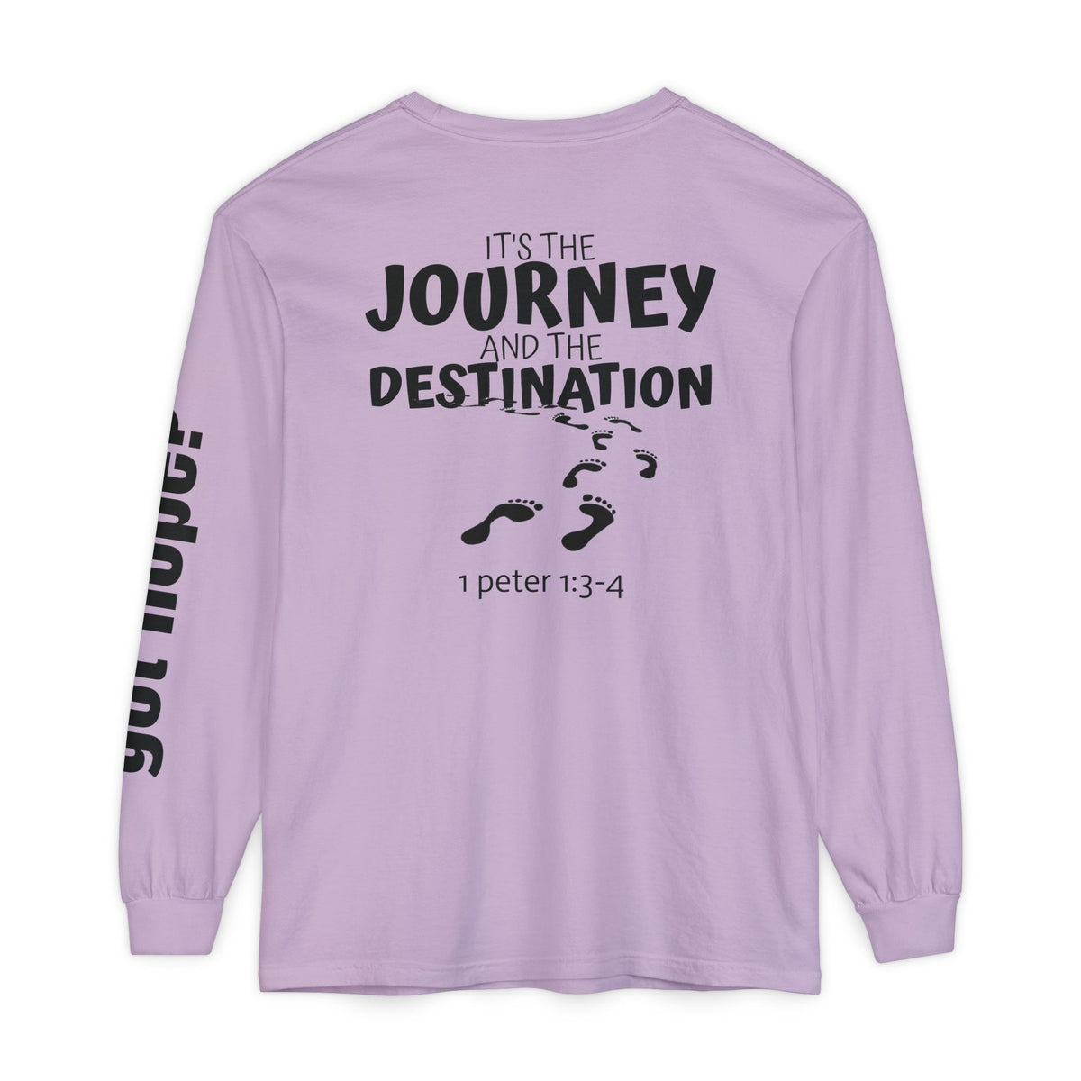 12 - Long sleeve tee 315 It’s the Journey Unisex Long Sleeve T-Shirt - Inspirational Casual Wear
