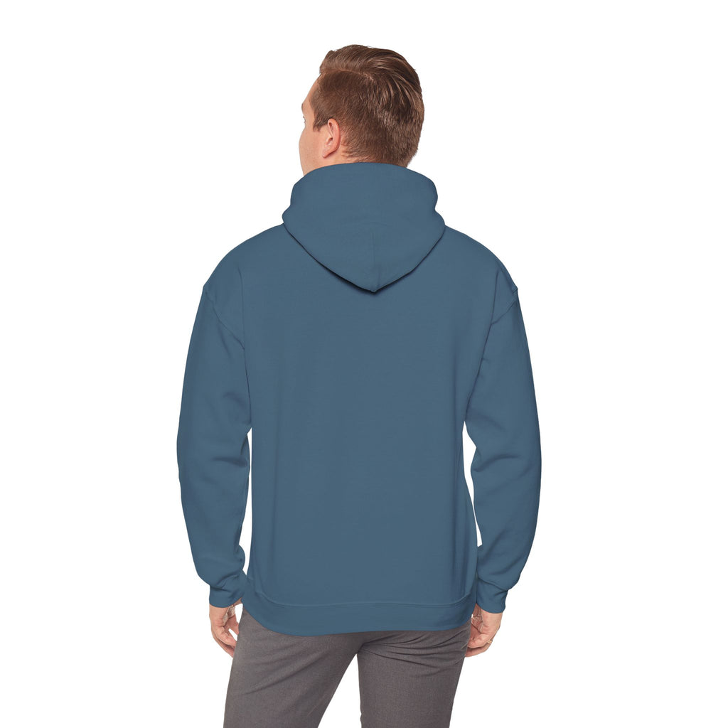 16 - 315 Square Embroidered Hoodie — Minimalist Distressed Graphic Sweatshirt