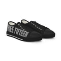 31 - Men’s Three Fifteen Full Black Low-Top Sneakers — Men's Casual Canvas Shoes