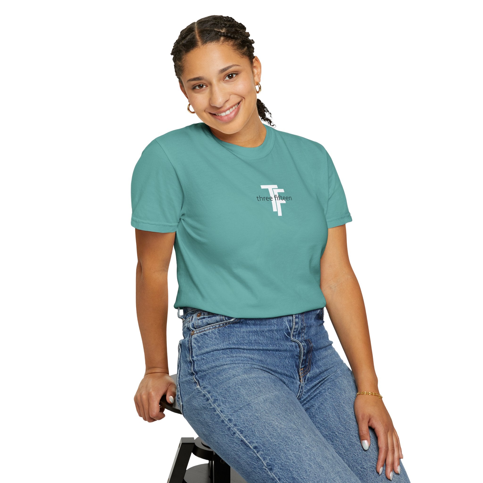 1 - Multi Colors TF Large Print T-Shirt