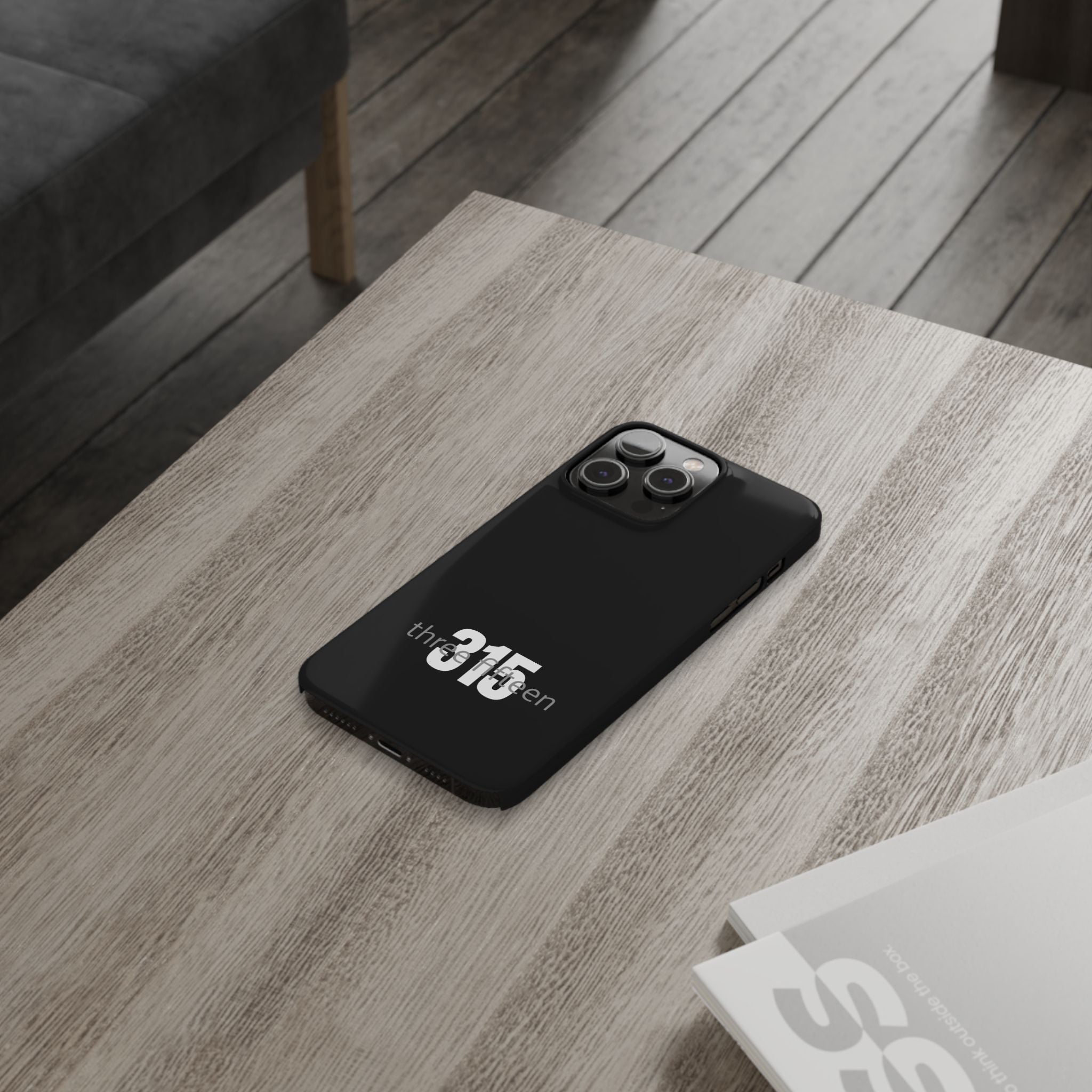 Copy of 36 - Phone case 315 Slim Phone Case — Motivational Black Protective Cover