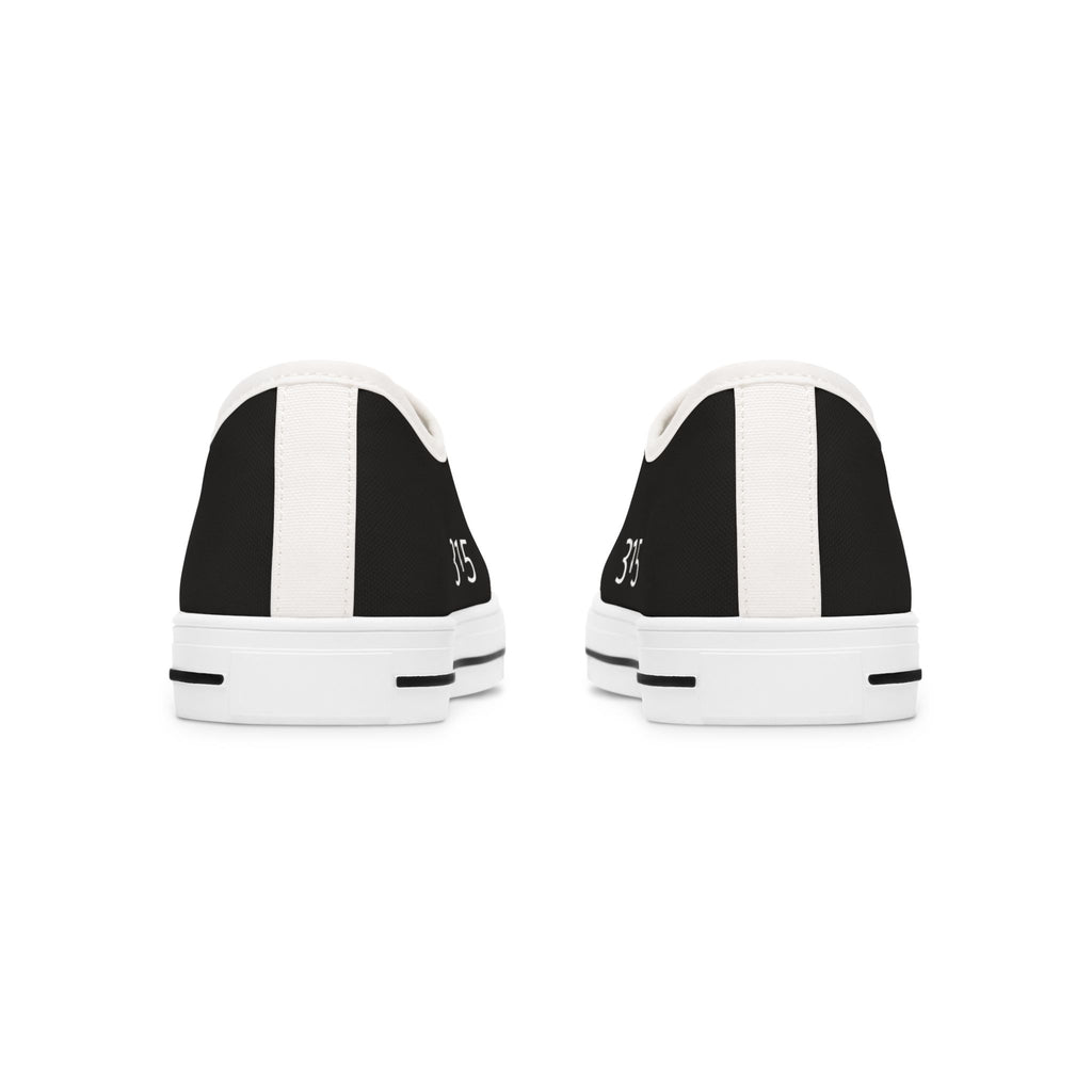 31 - Women's Low Top Sneakers TF — Minimal Grey Canvas Shoes with '315' Side Print