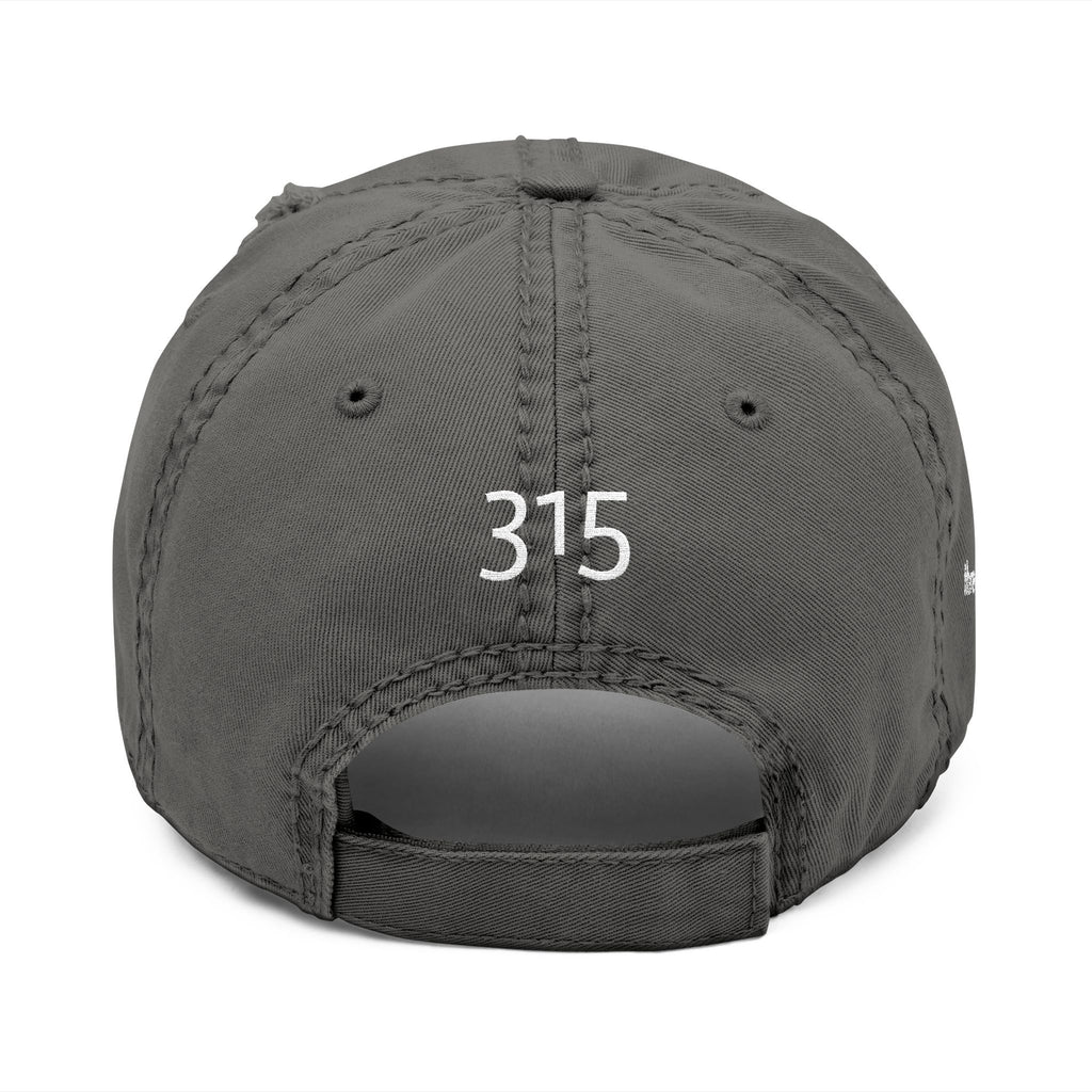 3 - Hat Distressed Embroidered TF Three Fifteen Dad Hat - Casual Chic Accessory