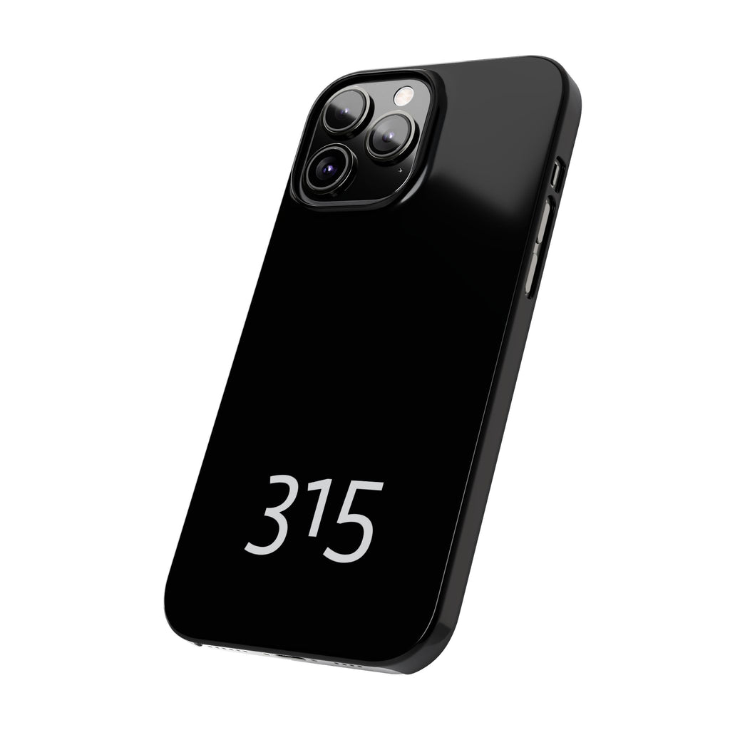 36 - Phone case 315 Slim Phone Case — Motivational Black Protective Cover