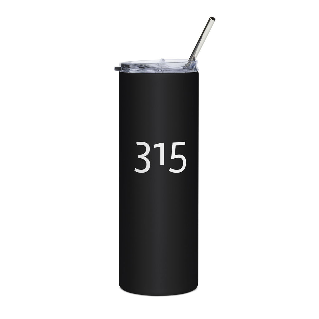 315 Stainless Steel Tumbler - 20oz Slim Insulated Travel Cup