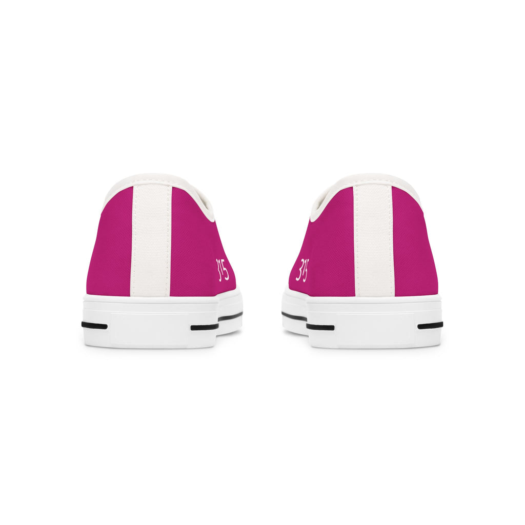 31 - Women's Low Top Sneakers TF — Minimal Grey Canvas Shoes with '315' Side Print