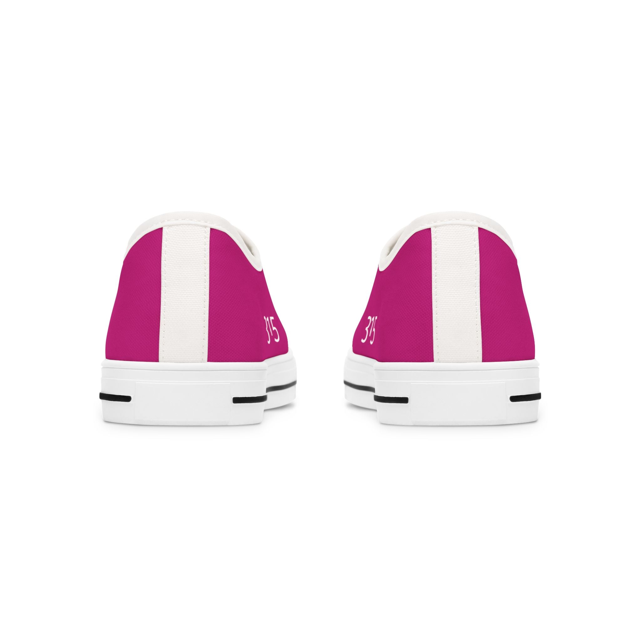 31 - Women's Low Top Sneakers TF — Minimal Grey Canvas Shoes with '315' Side Print