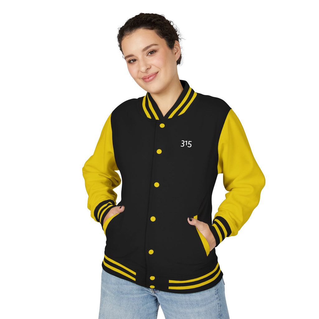 19 - Multi Color Unisex Heavyweight Letterman Jacket - Classic Athletic Style with 315 Detail