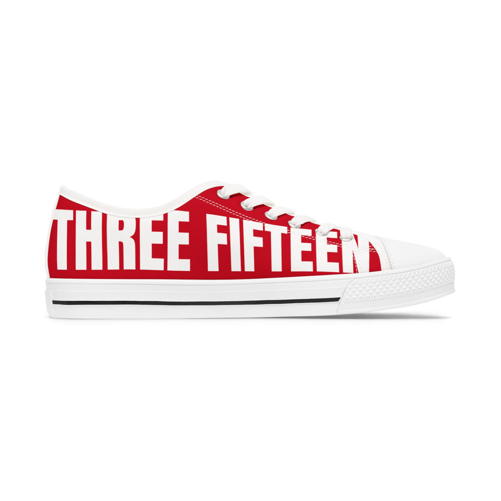31 - Women’s Low Top Sneakers —'Three Fifteen' Graphic Casual Canvas Shoes