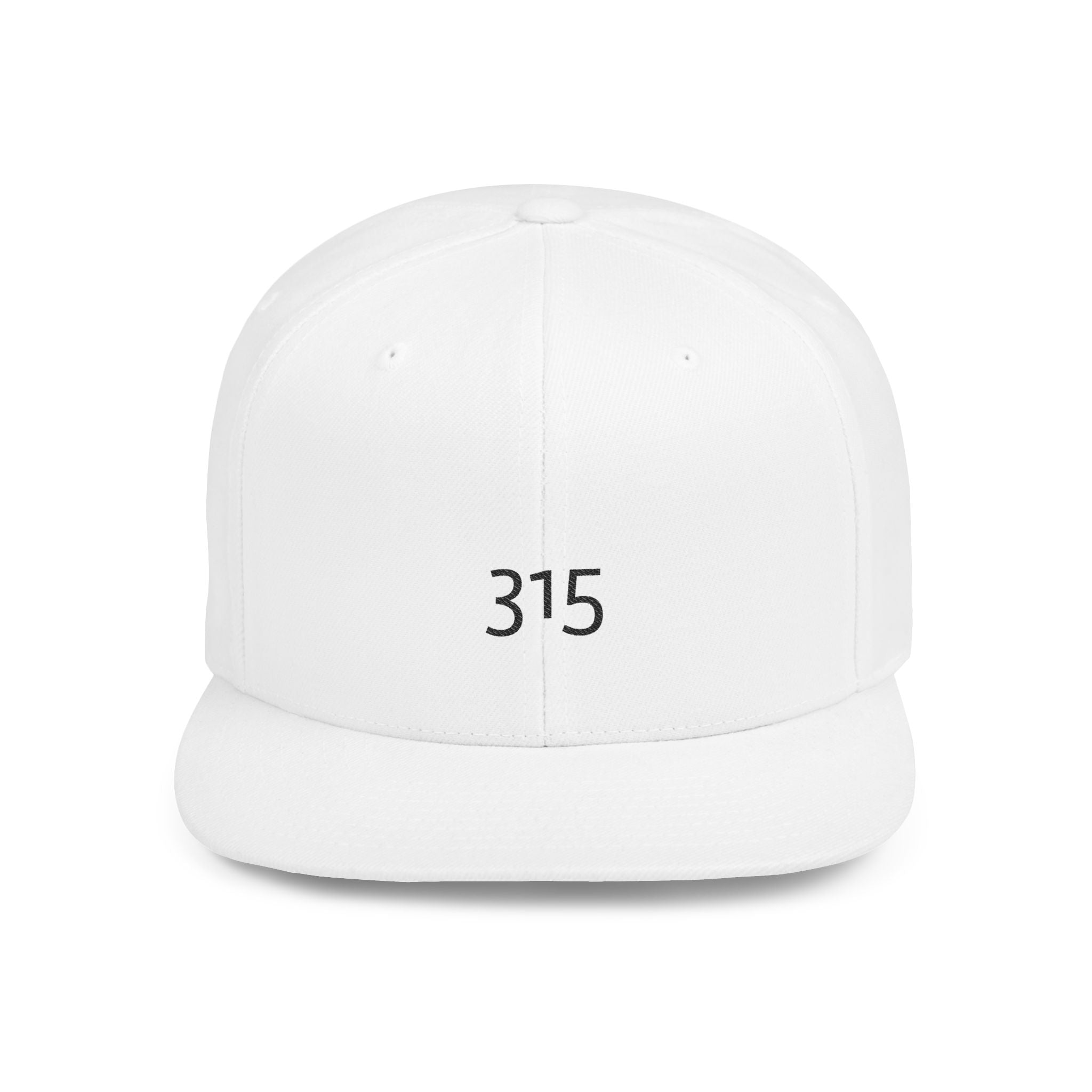 3 - Hat Custom 315 Flat Bill Snapback Cap