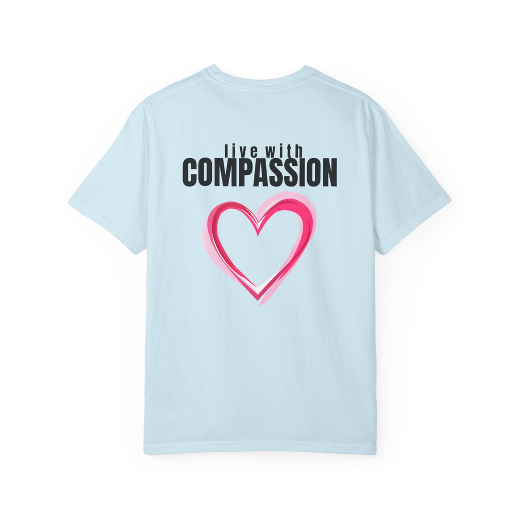 Square 315 Multi Color - Live With Compassion - Multi Colors 315 Graphic T-Shirt