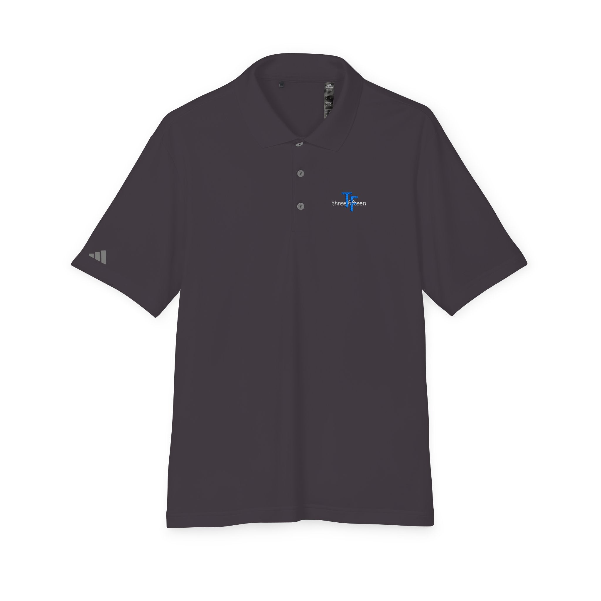 114 - Embroidered Multi Colors Adidas Performance Polo Shirt with Small Blue 'TF' Chest Logo – Golf & Corporate Teamwear