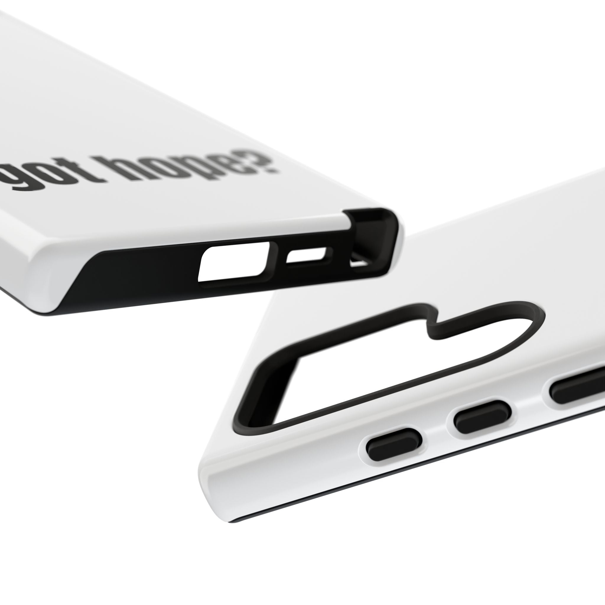 Phone Case — "got hope?" Minimalist Inspirational Protective Cover