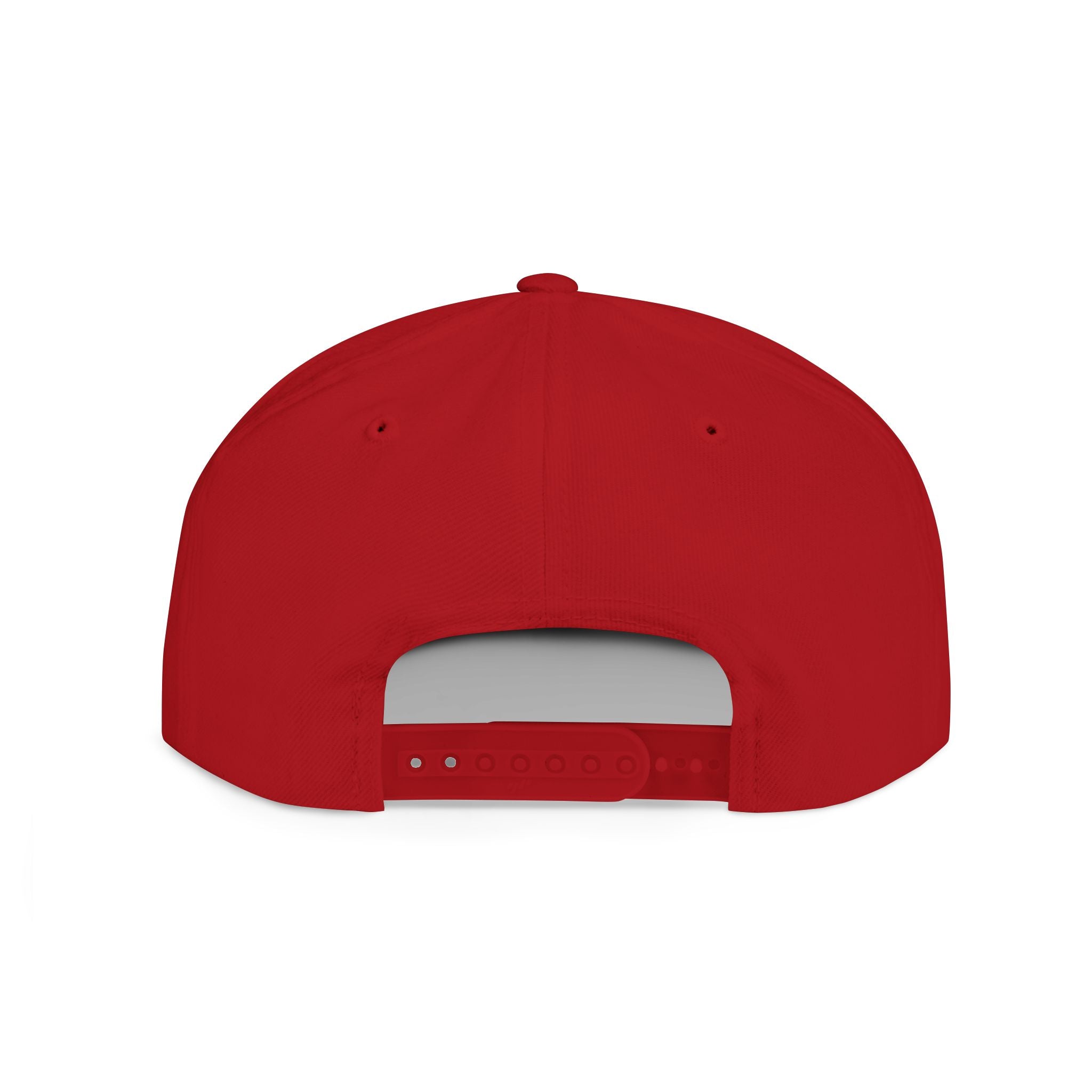 Custom White Flat Bill Snapback Hat with 315 Design