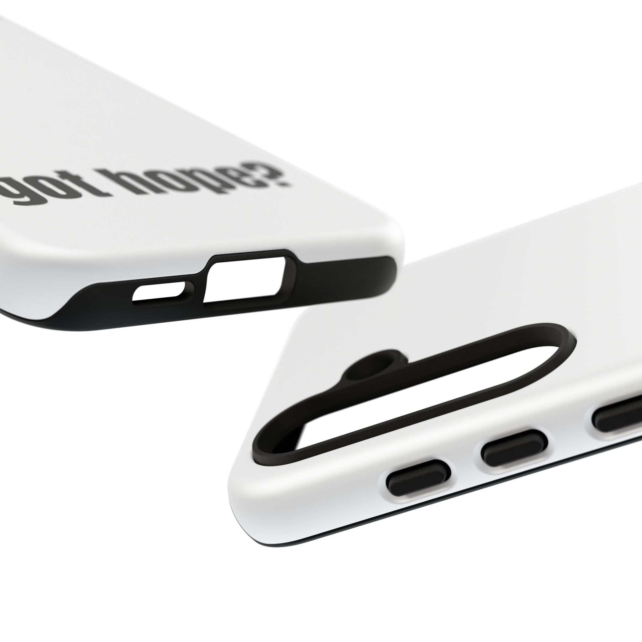 Phone Case — "got hope?" Minimalist Inspirational Protective Cover